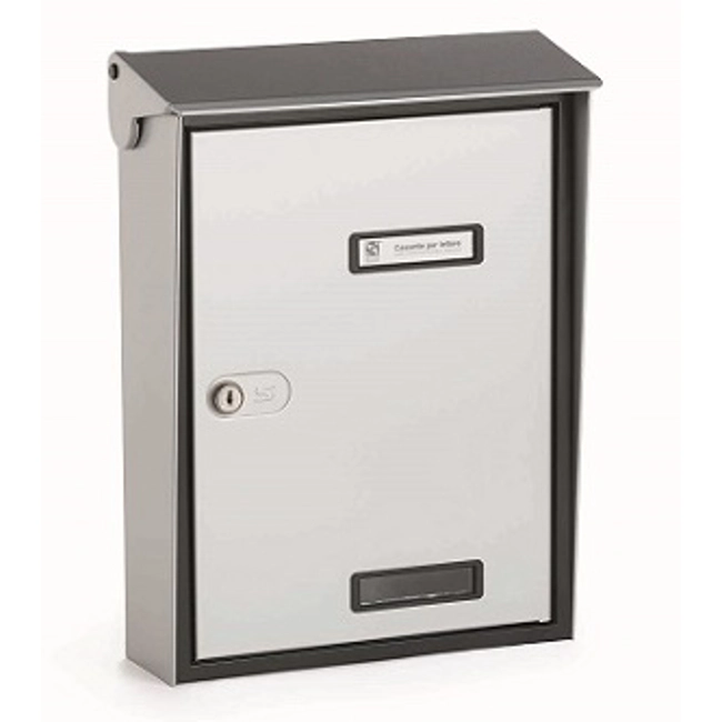 Vendita online Cassetta posta S90 formato rivista colore silver